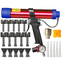 Adjustable Pneumatic Glass Glue Gun 310ml Sealant Applicator Tool for Hard Glue for Glass and Sealant Applications Set