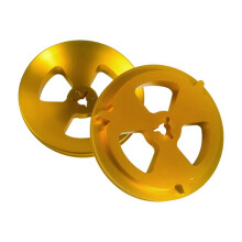 2PCS 1/4 Inch Nab Hub Optical Shaft Adapter Aluminum Base with Fine Craftsmanship for Optical Reel to Reel Tape B