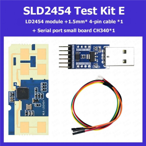 24G Human Presence Sensor LD2416  Module with CH340 Serial Board  Home Micro-Motion Static Detection Module 1