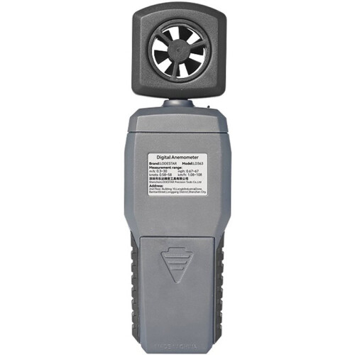 LD363 Draagbare Digitale Anemometer met LCD-Display, Temperatuursensor, Luchtstroommeter en Windsnelheidsmeting. 2