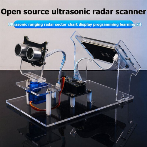 Simulated  Ultrasonic Wave  Scanner DIY Programming Learning Electronic Kit for Students 1