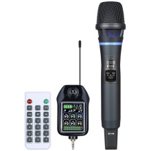 Set di Microfoni Wireless M510 con Adattamento di Frequenza A Infrarossi, Rapporto 1:1, Autonomia Della Batteria di 15 Ore, Corpo In Metallo per