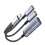 Type C to Dual Type C/USB Multi-Functional Adapter Cable Fast Charging Audio Transfer  Card Support for Electronics 5