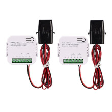 2Pcs Tuya Life WiFi Digital Meter 80A with CT Clamp Sensor App Real- Monitor Power Consumption