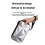 Storage Bag Case for  Osmo Pocket 4P Camera Accessories Waterproof Portable Protective Case Silver 3