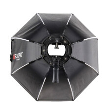TRIOPO Difusor de Fotografía KS2-55cm Softbox Octagonal Plegable para V860III TT600 Flash de Luz Sin Rejilla