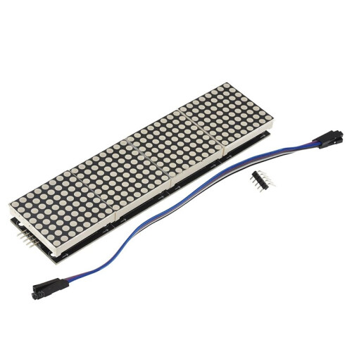 MAX7219 Dot Matrix Module for  Microcontroller 4 in 1 Display with 5P  Red Light