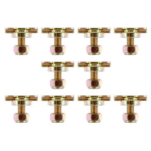 Goods Control L Track Threaded Bolt Double Stud Fitting Use with L Track Rails in Your Truck or Trailer