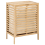Beliani Laundry Basket TURCUI Bamboo Light Brown 82 L 1