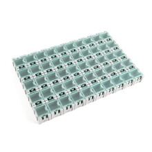 50 Pièces/Set Boîtes de Rangement pour Composants Électroniques SMD SMT Kit Organisateur de Bureau