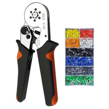 Ferrule Crimping Tool HSC8 6-6A Electrical Crimper Plier for Wire End Crimp Tube Terminals Electrical Circuit Repair