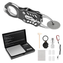 Coin Tester Kit with 0.01g Digital Pocket Scale - Gold & Silver Coin Authenticator, 500g Exact Scale