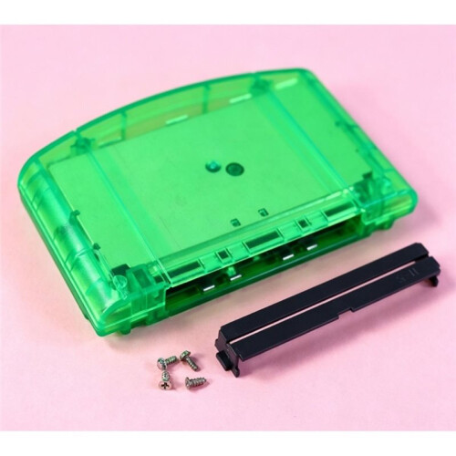 1set for N64 Housing Case Replacement Game Cartridge Shell with Screws Green 2