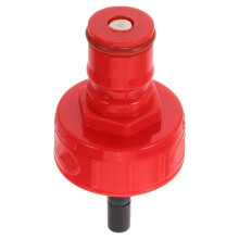 3 Stück Soda Flasche Stopfen Kappe Adapter Kunststoff Karbonisierung Kappe Schnellanschluss Fass Verbindung Karbonisierungsflasche