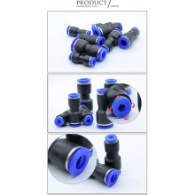 Straight Reducer PG 100PCS Pneumatic Fittings PG6-4/PG8-4/PG8-6 2-Way Air Water Tube Push in Quick Connector PG8-4