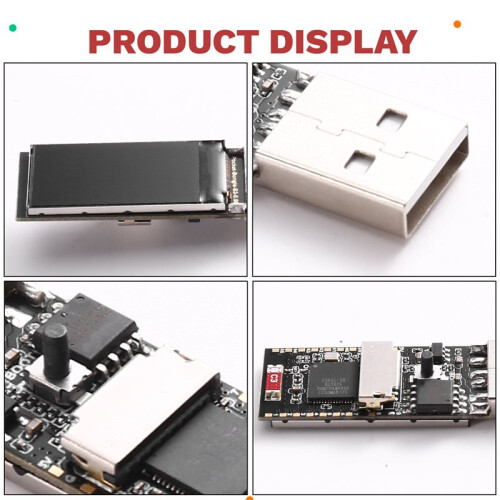 Placa de Desenvolvimento ESP32-S3 Pocket-Dongle-S3 com Tela LCD de 0,96 Polegadas N16R8 Sem Caixa e 1G 1