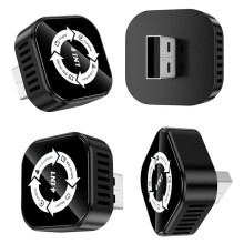 Adaptador USB Dongle A del Sistema Inteligente del Coche Wireless CarPlay 4en1 AI Box Airplay/Mirror Link/ para Android Auto/Carplay A