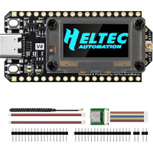 Placa de Desenvolvimento Heltec WiFi LoRa 32 V4-R8 ESP32-S3R8 SX1262 Nó LoRa WiFi BLE com Módulo GPS Compatível com Meshtastic para LoRaWAN