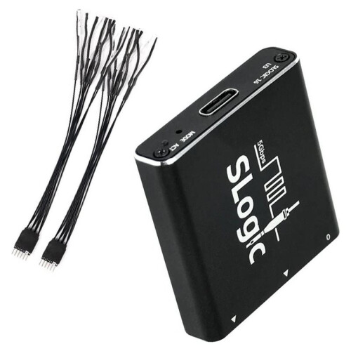 SLogic16U3 Super-Speed Logic Analyzer 16CH 800M Adjustable Threshold for WIN Linux Samplerate 5Gbps USB3 1