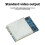 FPV Video Receiver Module RX7264 FPV Video Receiver Module 6110-7210MHz Wireless Transmission RF Signal Processing 4