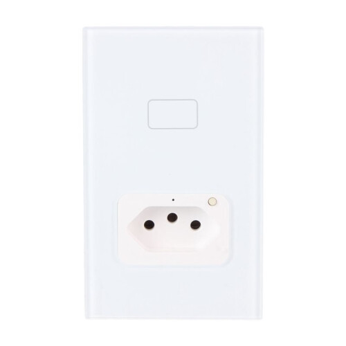 Tuya WiFi  Light  with Socket Brazil  Home Wall  Work  Pane  and Socket BR Plug