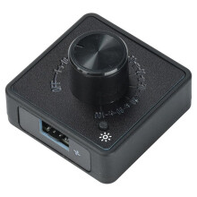 Controlador Velocidade Ventilador PWM de 4 Pinos  5V 12V 24V PD QC Carregamento Rápido USB-A Tipo-C Resfriamento de Gabinete de Computador Regulador