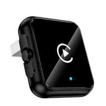 Adaptateur USB Sans Fil Carplay pour Android AUTO BT5.0 AI Box 2en1 Commutable pour Android/IOS de Filaire à Sans Fil Carplay A