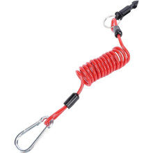 Kabel Hamulca Odczepnego Przyczepy, 4ft Wysokiej Sprężystości Kabel Odczepny Zwijany Pas Kabel Hamulca Awaryjnego Przyczepy