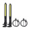 Rechargeable LED Work Light Set with Magnetic Base 3 Modes for Garage and Workshop 1