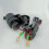 Motorcycle 12V Cigaretter Lighter Power Outlet Socket for Chain Lubrication Support 7