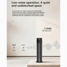 200m³ Elektrischer Duftdiffusor Wasserloses Ätherisches Öl Duftmaschine für Große Räume Zuhause Hotel B