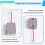 HD Linear Vibration Motor Rumble for   2  2 Replacement for NS2 HD Rumble Motor 6