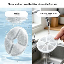 Cat Water Fountain Filter Pump Filter Sponges Replacement for FEELNEEDY FN-W08L and FN-W06 Pet Water Fountain Dispenser