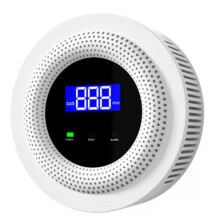 Tuya WiFi Brennbares Gasleck-Sensor 433MHz Drahtloser Erdgasleckdetektor für die Haussicherheit in der Küche
