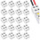 20pcs LED Light Strip Connectors 8mm LED Connector User-Friendly LED Connecting Versatile LED Strip Light Connectors 1