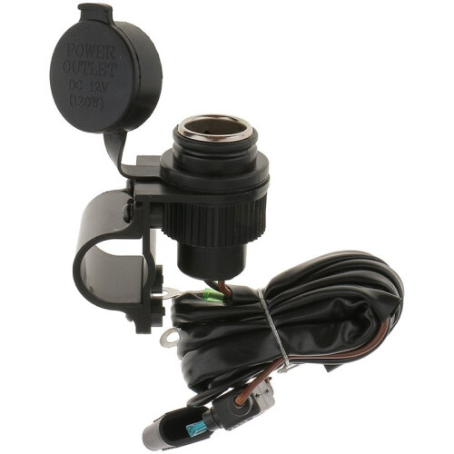 Motorcycle 12V Cigaretter Lighter Power Outlet Socket for Chain Lubrication Support 2