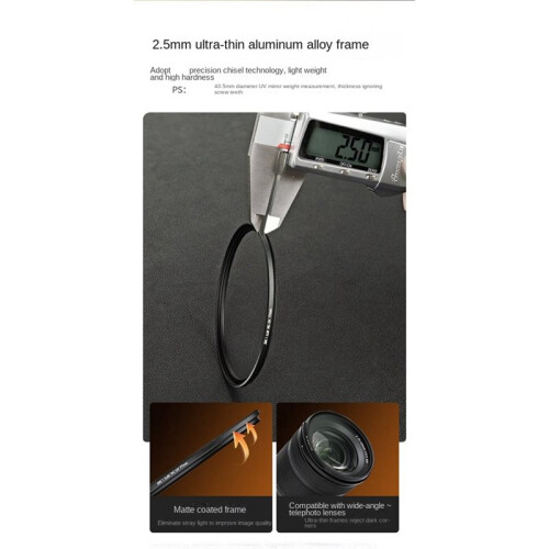 UV Filter Low-Reflection Multi-Coated 40.5MM for     Camera Filter 1