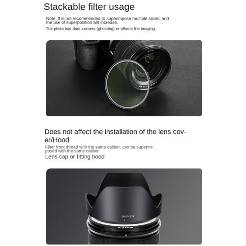 UV Filter Low-Reflection Multi-Coated 40.5MM for     Camera Filter 2