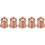220941 45A Nozzle Tips for PMX 45XP, 24-Pack Plasma Cutting Torch Consumables 5