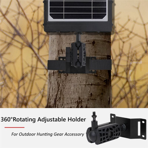 CS16 Trail Camera Mounting Bracket with 1/4" Threaded Insert Double   360Rotating Adjustable Holder for Camera 2