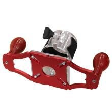 Woodworking Router Base, Guide Slotting Base with Dual Handle for Milling&Trimming Engraving with Transparent Cover