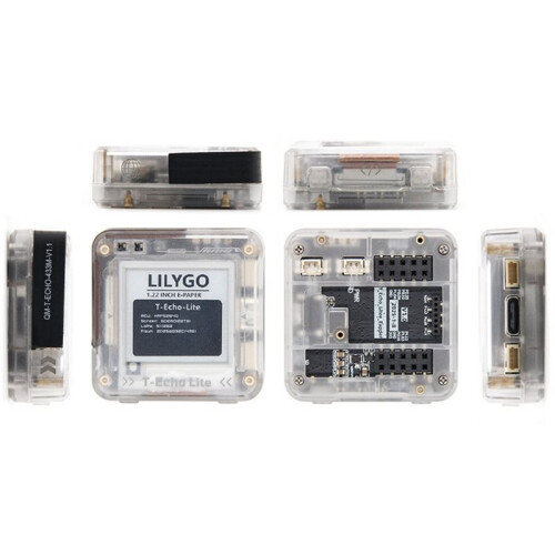 LILYGO T-Echo Lite Meshtastic Development Board NRF52840 LoRa 1.22-Inch E-Paper Display Ultra-Low Power Module 920MHZ 2