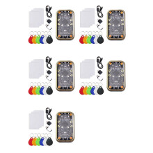 5X Emulador RFID Chameleon Ultra V2.0 , Duplicador NFC + 15xCUID, 30xUID, Chaveiro, Decodificador de Cartão 125Khz, 13,56Mhz, Leitor RFID