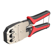RJ45 Crimper RJ11 RJ45 Crimping Tool Ethernet Network LAN Cable Crimper Cutter Stripper Plier for 6P 8P RJ11 RJ45 Red