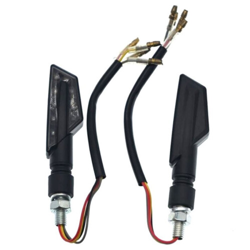 Universal Motorcycle Flash Lights Dynamic Turn Signal Lights 12V 0.48W 9LED Indicator Lights 1