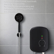 Compact Instant Demand Water Heater with Bathroom Shower and Temperature Control AD EU Plug