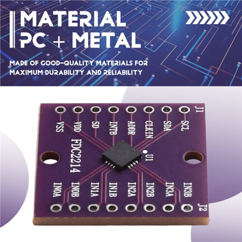 Capacitor Sensor FDC2214 Module QFN Chip Conversion Board Electronic Race Near Liquid Level Non-Contact Sensing 1