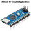 2 Pack  V3.0 CH340 ATmega328P Development Board with USB Cables &  Breakout Terminal Adapter 4