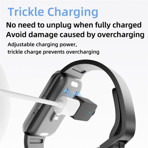Magnetic Charging Adapter Built-in Keychain  Indicator Light for   Fit3  Watch 2