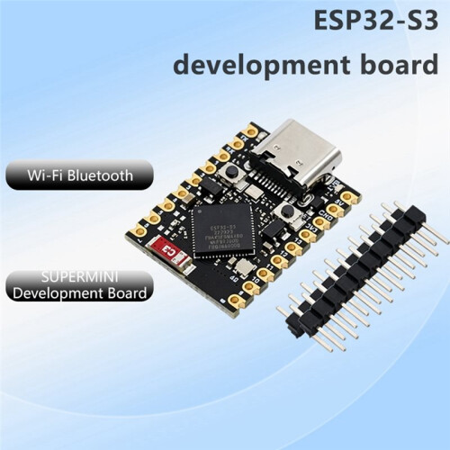 ESP32-S3 SuperMini Development Board with Type-C USB Onboard Wi-Fi &  Dual Mode Full IO Pinout B 2